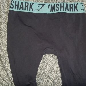 Grey turquoise leggings